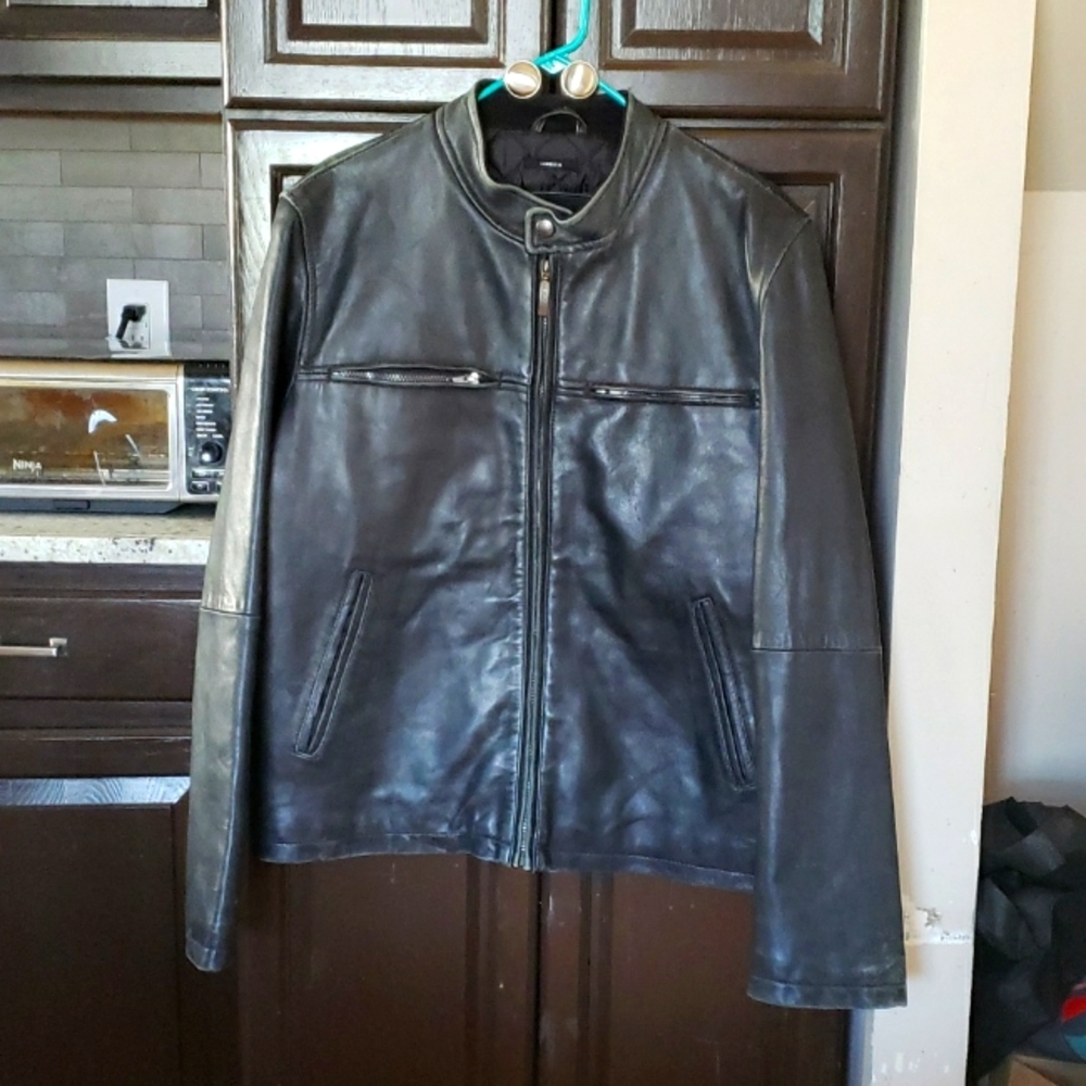 Men's Claiborne Leather lambskin Jacket size L